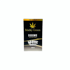 STICKY GREEN TOP SHELF 6GM DISPOSABLE -WHITE TRUFFLE