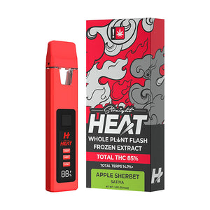 HEAT THC 1GM DISPOSABLE - APPLE SHERBERT