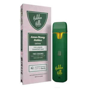 HIDDEN HILLS VVS LIQUID DIAMOND BAR THCA/P/D9 2GM DISPOSABLE - LEMON CHERRY ZKITTLEZ