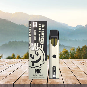 HALF BAKE'D PHC/THCP/D8 3GM DISPOSABLE DEVICE - WHITE WIDOW