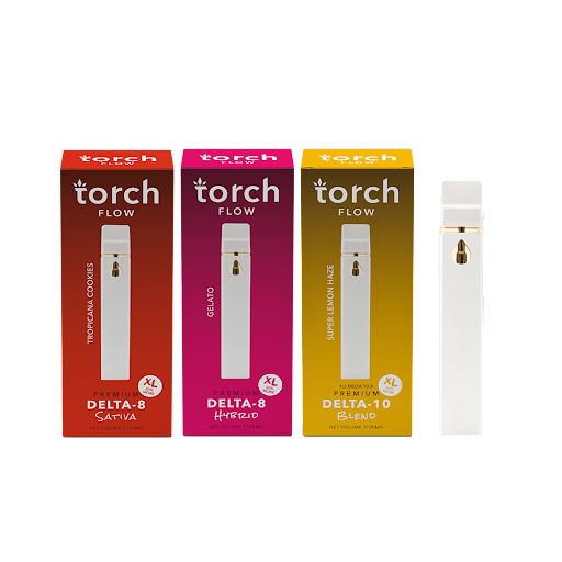 TORCH FLOW XL DELTA-10 DISPOSABLE DEVICE 1100MG - TRAINWRECK