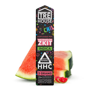 TRE HOUSE HHC DISPOSABLE VAPE PEN 2 GRAMS - WATERMELON ZKIT