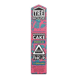 TRE HOUSE D8/D9/D10/THCP DISPOSABLE VAPE PEN 2 GRAMS - WEDDING CAKE