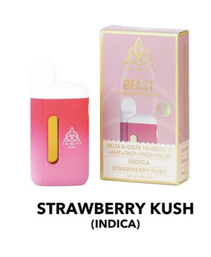 TRINITY ALL IN ONE D8/D10/HHCP/THCH/JD 5000MG DISPOSABLE - STRAWBERRY KUSH