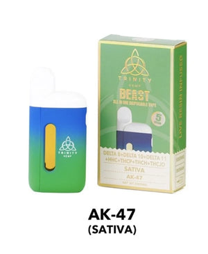 TRINITY ALL IN ONE D8/D10/HHCP/THCH/JD 5000MG DISPOSABLE - AK-47