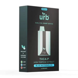 URB THCA-P HIGH TERPENE EXTRACT 6MG DISPOSABLE 6CT/BX- BLUE WATERMELON
