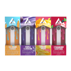 EXTRAX DELTA 8,THC-P, DELTA 10 LIVE RESIN 2GRAM DISPOSABLE - ICE CREAM COOKIES