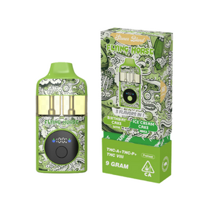 FLYING HORSE STONER BLEND THC9/P/8 9GM DISPOSABLE - BIRTHDAY CAKE/ICE CREAM CAKE