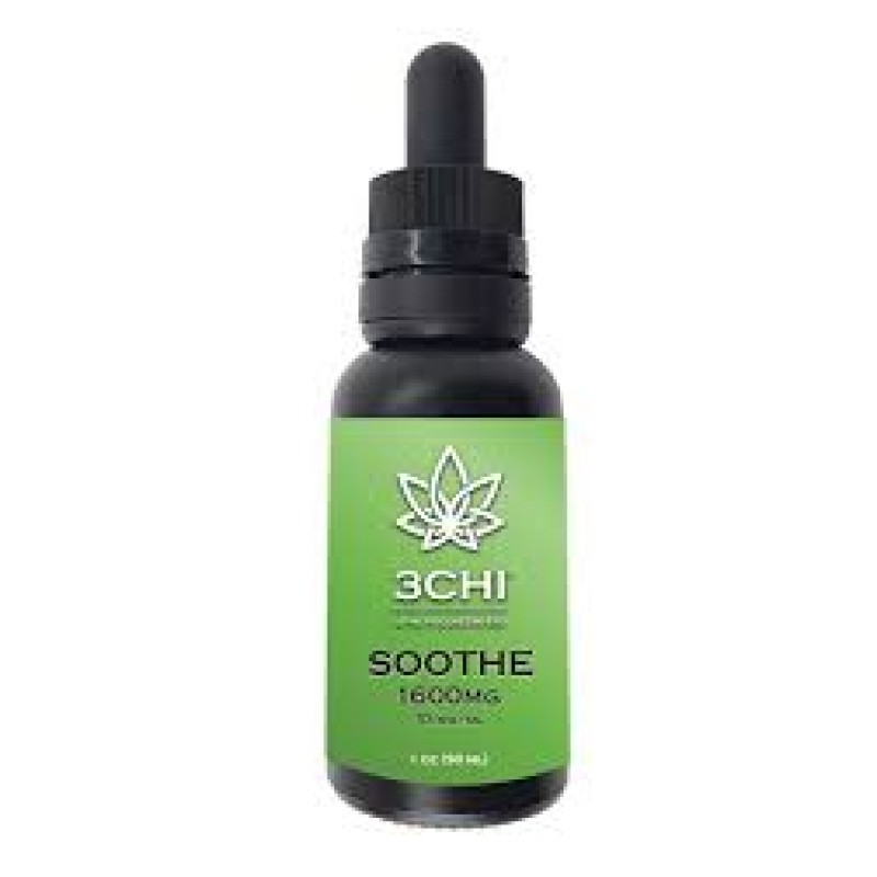 3CHI DELTA 8 FOCUSED BLEND OIL TINTURE 1600MG 1OZ 30ML - SOOTHE