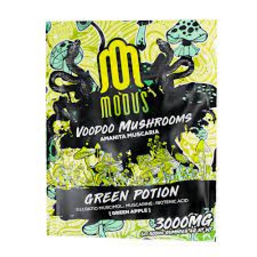 MODUS VOODOO MUSHROOM 3000MG GUMMIES 12CT/PACK - GREEN POTION