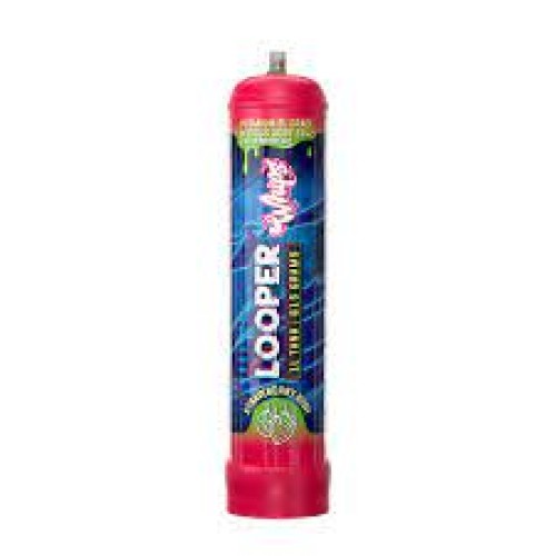 LOOPER WHIPS 615G N20 1LTR TANK FLAVORED CREAM CHARGERS 1PCS 6CT/BX -STRAWBERRY KIWI