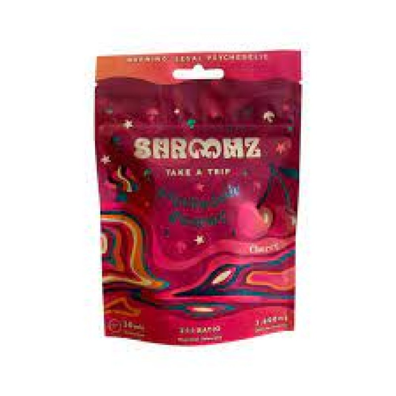 SHROOMZ MUSHROOM GUMMIES 3600MG 12CT/PACK - CHERRY