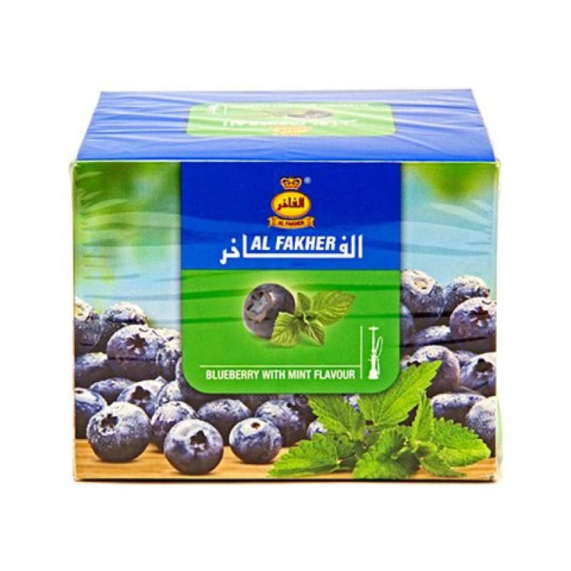 AL FAKHER CHARCOAL - BLUE BERRY WITH MINT - LARGE