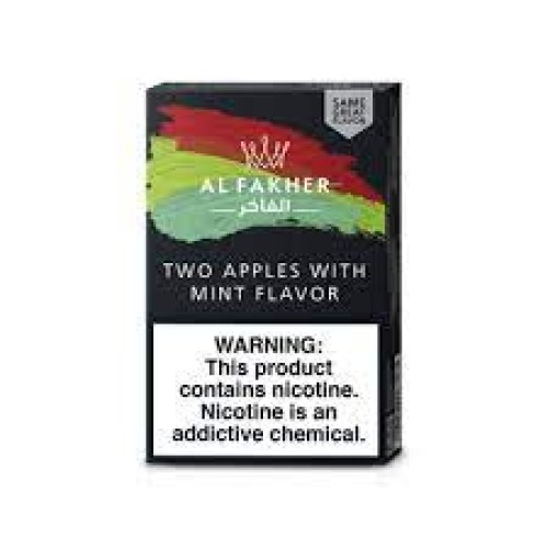 AL FAKHER CHARCOAL - TWO APPLES WITH MINT