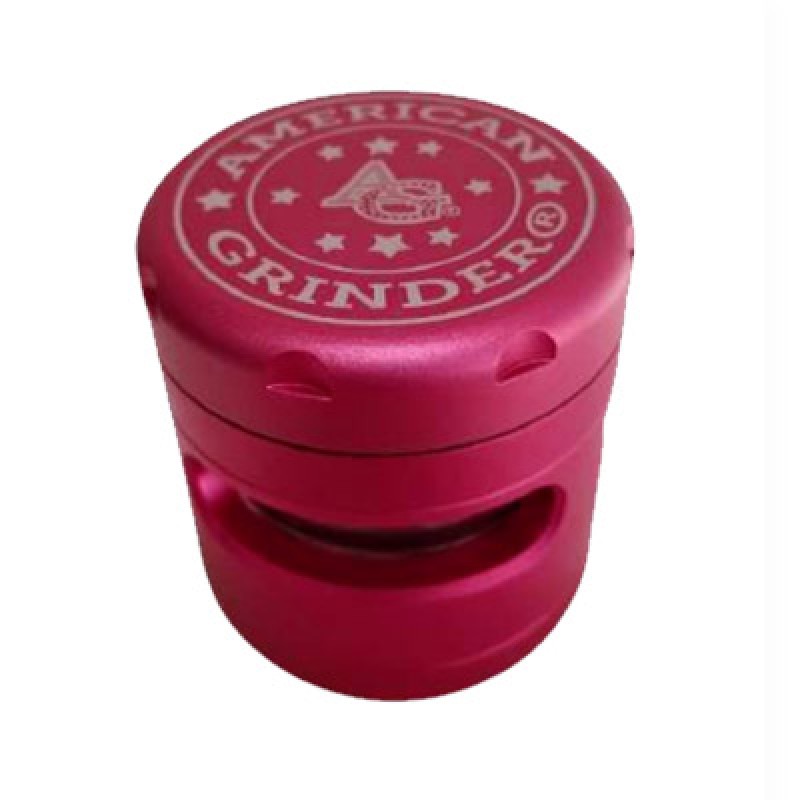 AMERICAN GRINDER 5PC WINDOW W/REMOVABLE SCREEN 62MM  - PINK