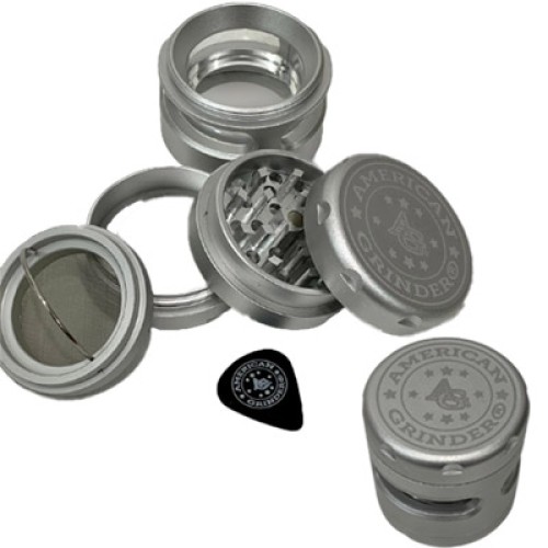 AMERICAN GRINDER 5PC WINDOW W/REMOVABLE SCREEN 62MM  - SILVER