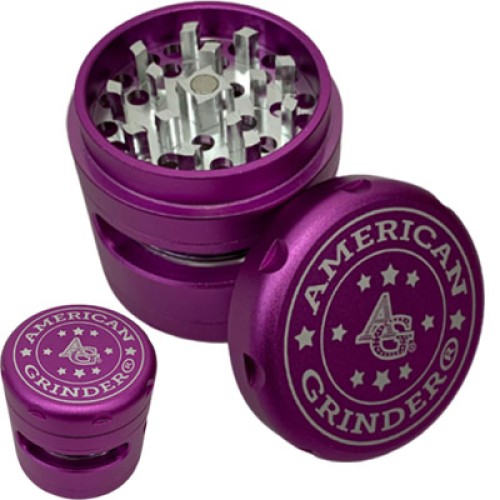 AMERICAN GRINDER 5PC WINDOW W/REMOVABLE SCREEN 62MM  - VIOLET