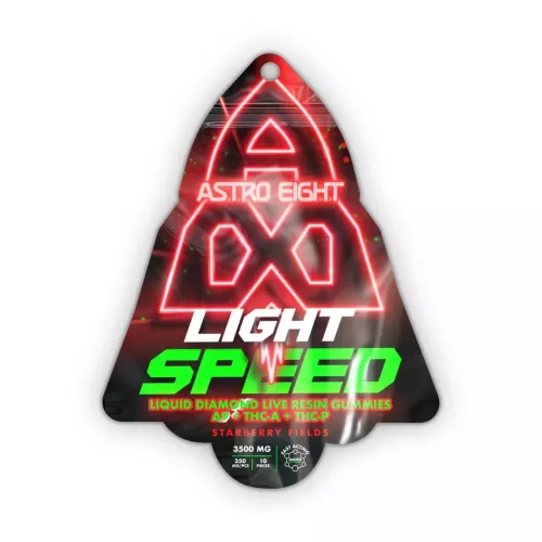 ASTRO EIGHT LIGHT SPEED LR/THCA/P 3500MG 10CT/PACK - STRAWBERRY FIELDS