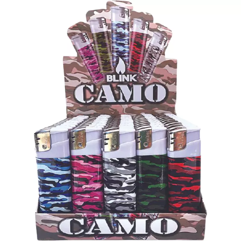 BLINK CAMO ELECTRONIC LIGHTER 50CT/BOX