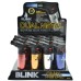 BLINK LARGE DOUBLE FLAME TORCH LIGTER METALLIC COLORS ITEM#599 12CT/BOX