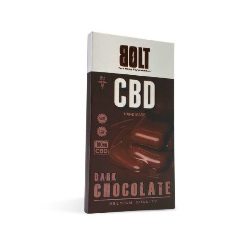 BOLT CBD - CHOCOLATE DARK BAR 100MG