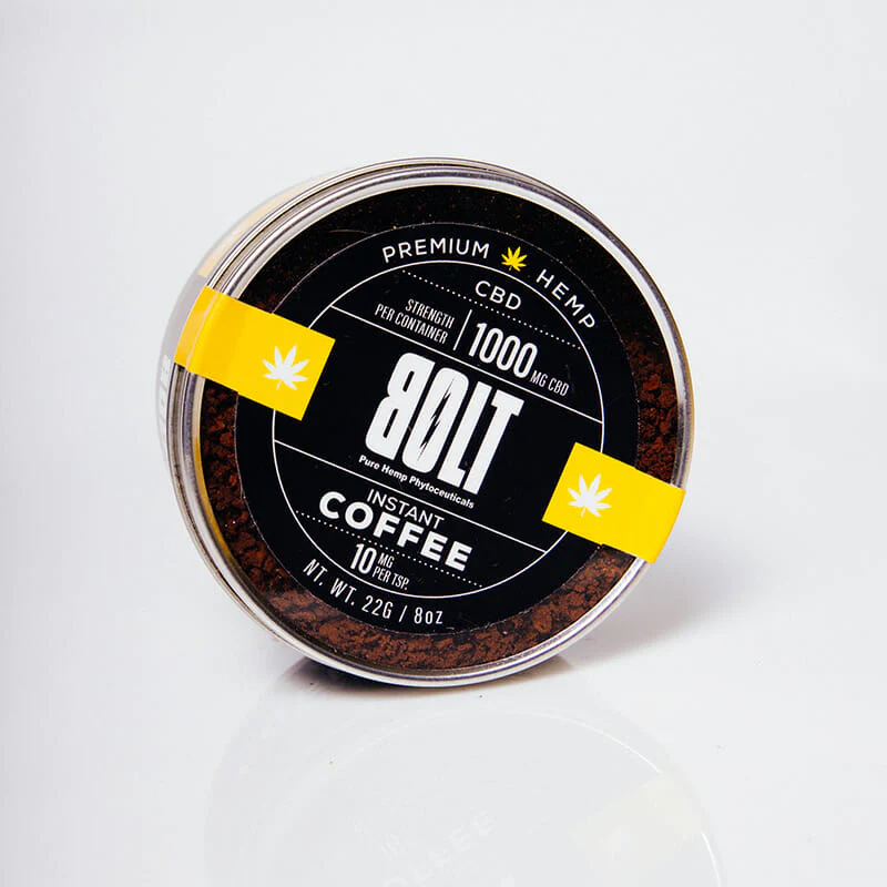 BOLT CBD - INSTANT COFFEE 1000MG / 8OZ