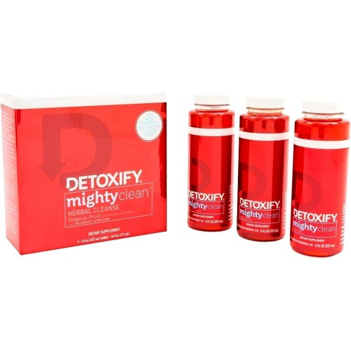 DETOXIFY MIGHTY CLEAN DIETARY SUPPLEMENT 3BOTTLES / 8 OZ PACK