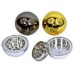 GRINDER METAL 52MM 3PTS SPRIAL DESIGN ON THE TOP - ASSORTED COLORS