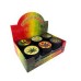 GRINDER METAL 52MM 3PTS W/MARBLE DESIGN ON THE TOP - ASSORTED COLORS
