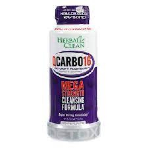 Herbal Clean -  Q Carbo Liquid - 16oz Grape (N)